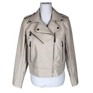 Naisten BCBGeneration - Nahkatakki, koko 36 - Beige (1)