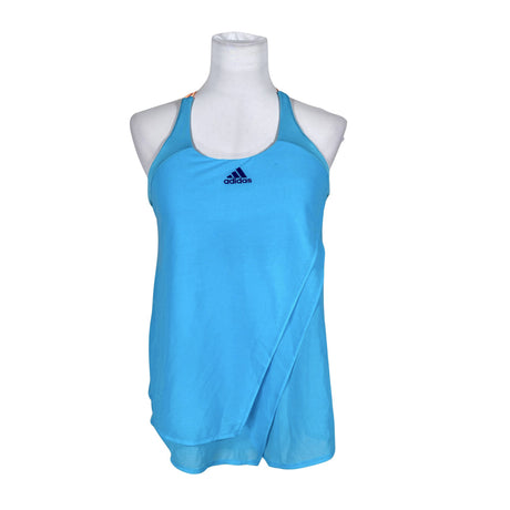 Naisten Adidas - Urheilutoppi, koko 40 - Sininen ()