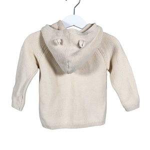 Tyttöjen Newbie - Neuletakki, koko 80 - 86 - Beige (2)