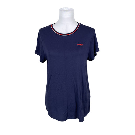 Naisten Tommy Jeans (Tommy Hilfiger) - T-paita, koko 38 - Sininen ()