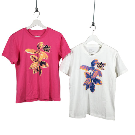 Naisten Adidas - T-paita, koko 38 - Pinkki ()