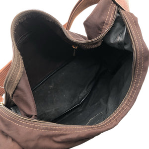 Naisten Longchamp - Olkalaukku, koko Midi - Ruskea (3)