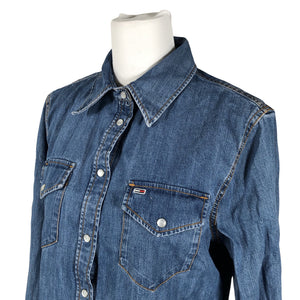 Naisten Tommy Jeans (Tommy Hilfiger) - Kangasmekko, koko 40 - Sininen (3)