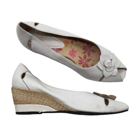 Naisten K Shoes - Avokärkiset korkokengät, koko 41 - Valkoinen ()