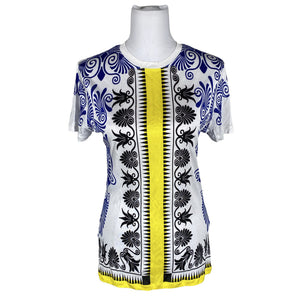 Naisten Versace Collection - T-paita, koko 44 - Sininen (1)