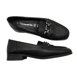 Naisten Tamaris - Loaferit, koko 40 - Musta (1)