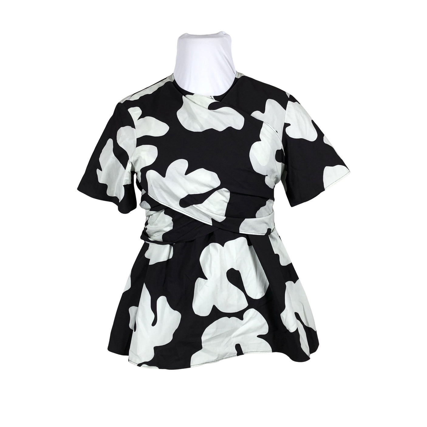 Naisten Marimekko - Lyhythihainen pusero, koko 46 - Harmaa (1)