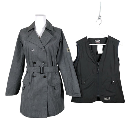 Naisten Jack Wolfskin - Ulkoilutakki, koko 38 - Harmaa ()