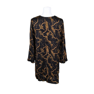 Naisten Uhana Design - Sifonkimekko, koko 40 - Musta (2)