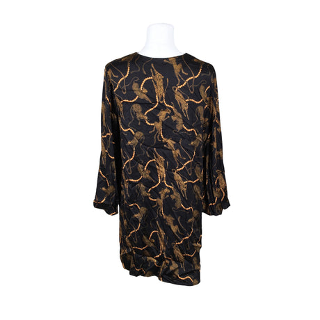 Naisten Uhana Design - Sifonkimekko, koko 40 - Musta (2)