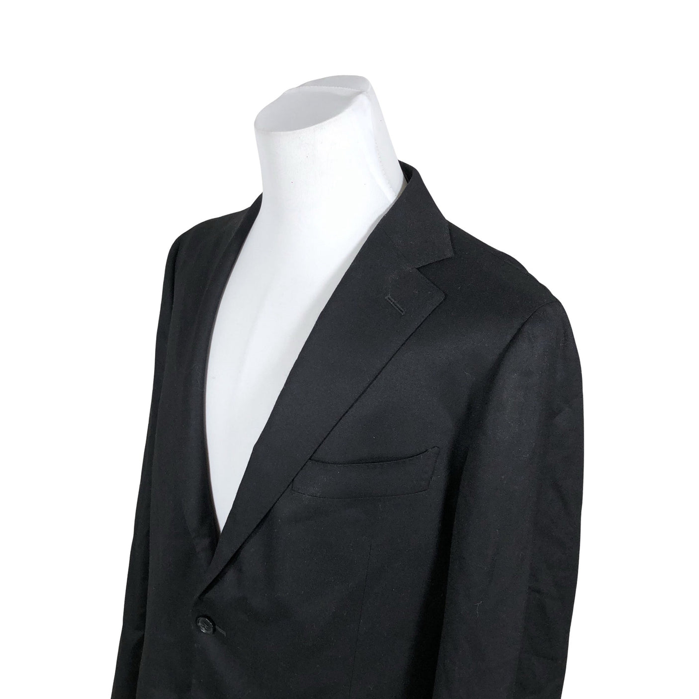 Miesten SuitSupply - Pikkutakki, koko XXL - Musta (3)