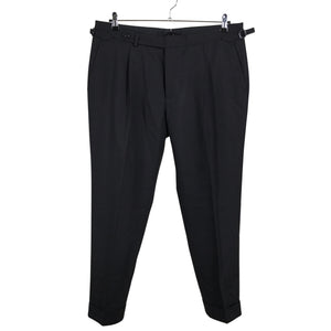 Miesten SuitSupply - Kangashousut, koko XXL - Musta (1)