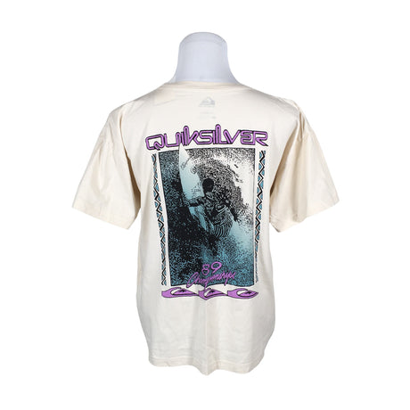 Miesten Quiksilver - T-paita, koko L - Beige (2)