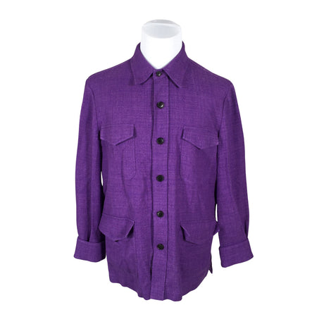 Miesten SuitSupply - Kauluspaita, koko XXL - Violetti ()