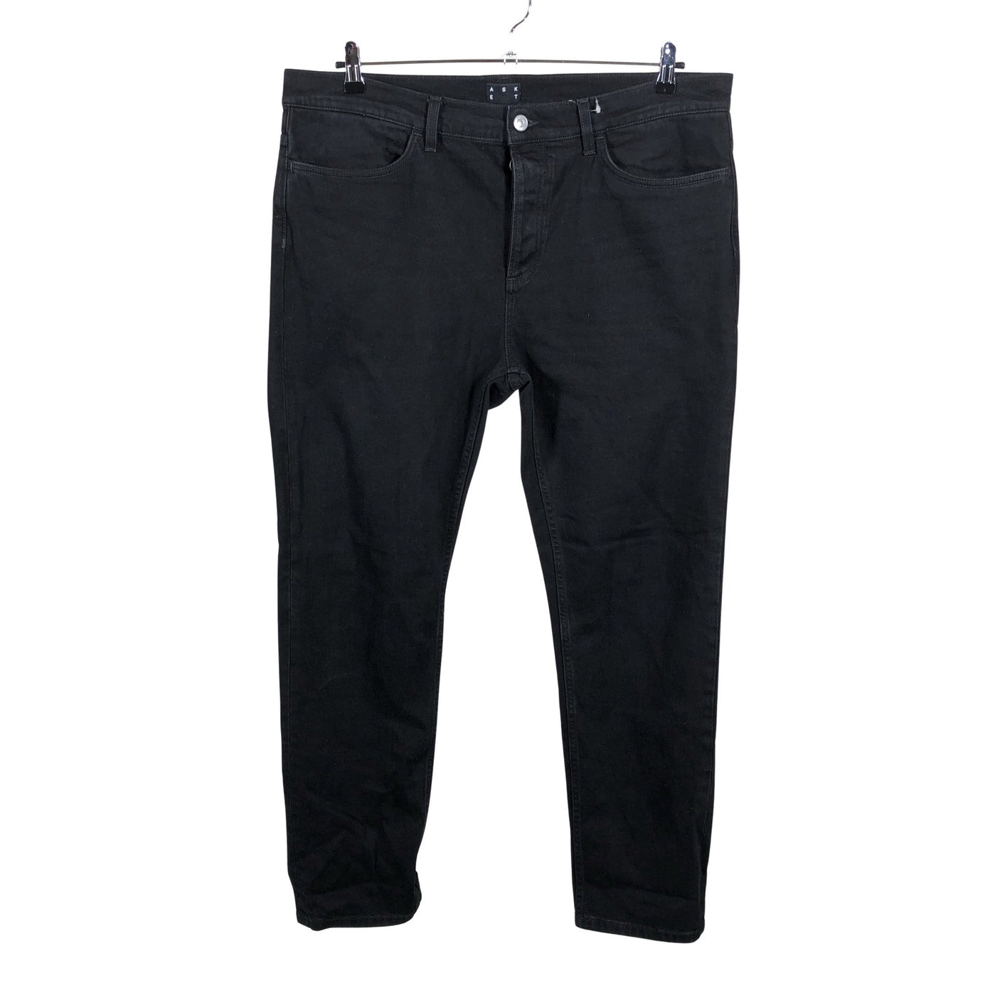 Miesten Asket - Farkut, koko W38 - Musta (1)