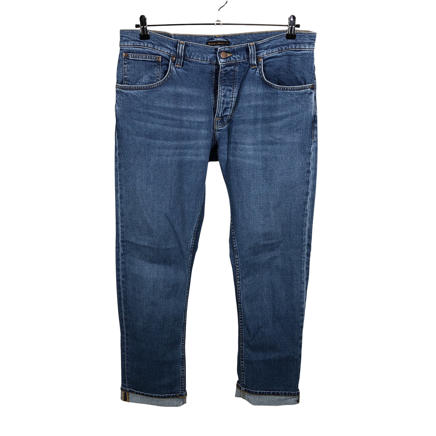 Miesten Nudie Jeans - Farkut, koko W36 - Sininen (1)