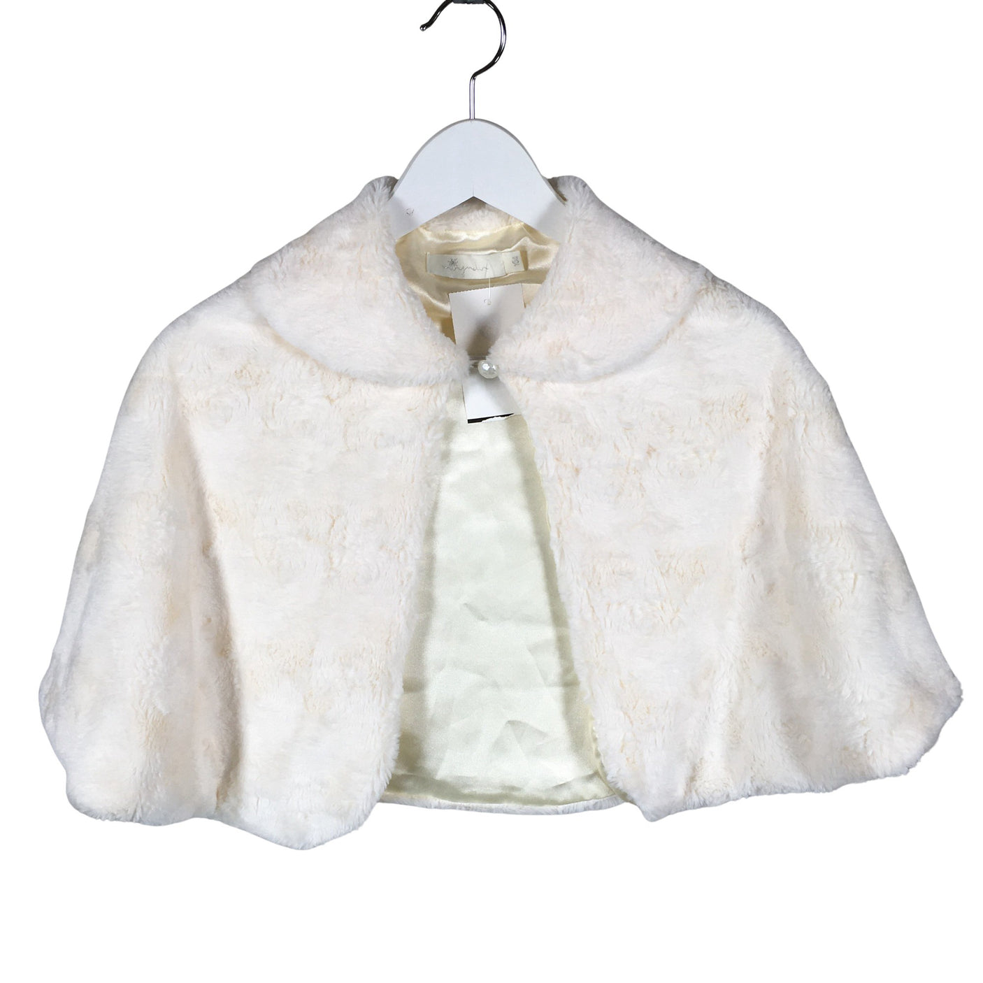 Tyttöjen Mignelin - Poncho, koko 158 - 164 - Valkoinen (1)