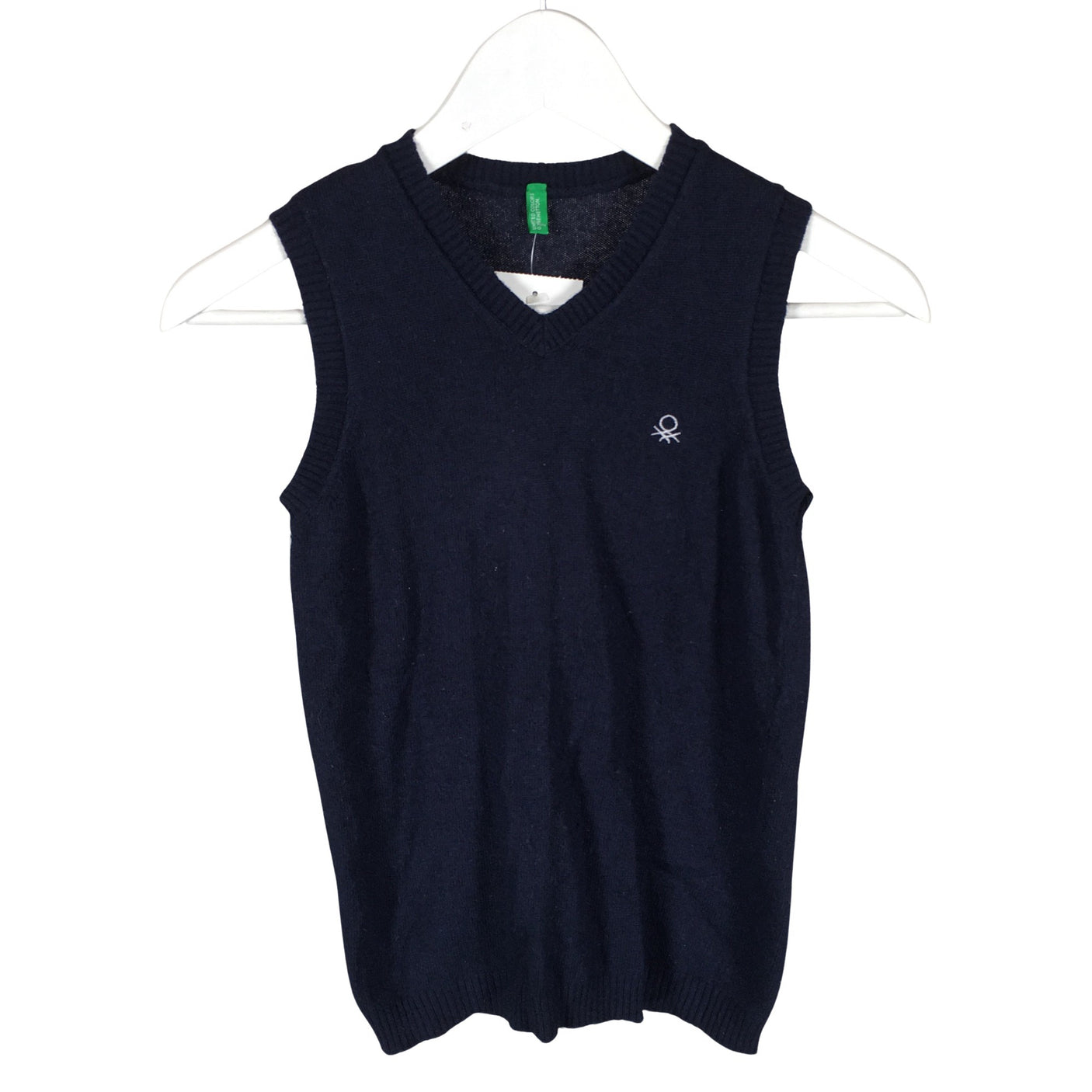 Unisex Benetton - Neuleliivi, koko 134 - 140 - Sininen (1)