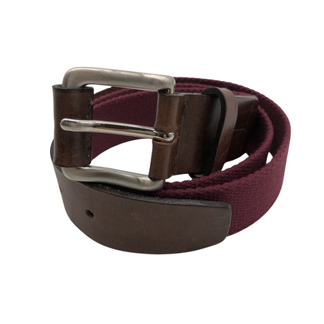 Miesten Charles Tyrwhitt - Kangasvyö, koko Ei kokoa - Viininpunainen ()