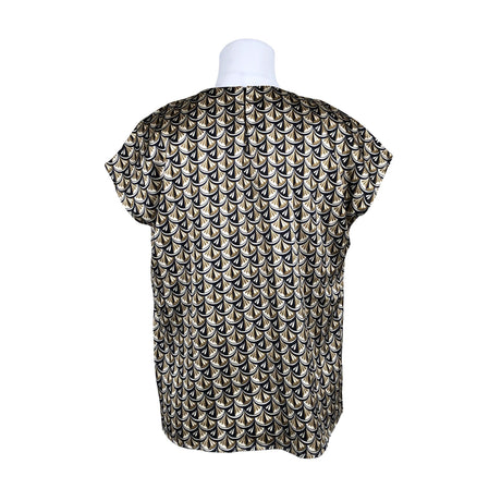 Naisten Kaffe - Lyhythihainen pusero, koko 36 - Beige (2)