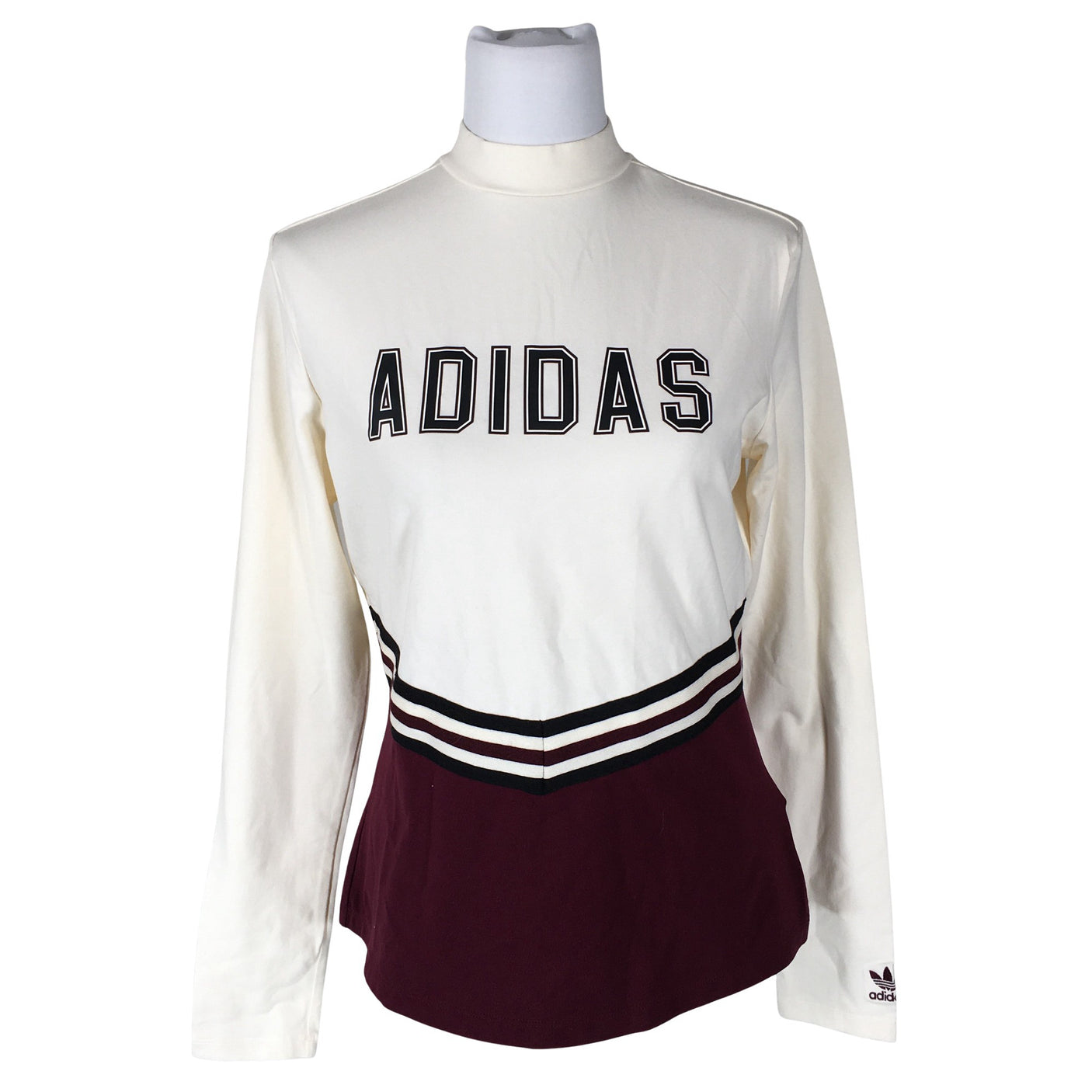 Naisten Adidas - Trikoopaita, koko 40 - Beige (1)