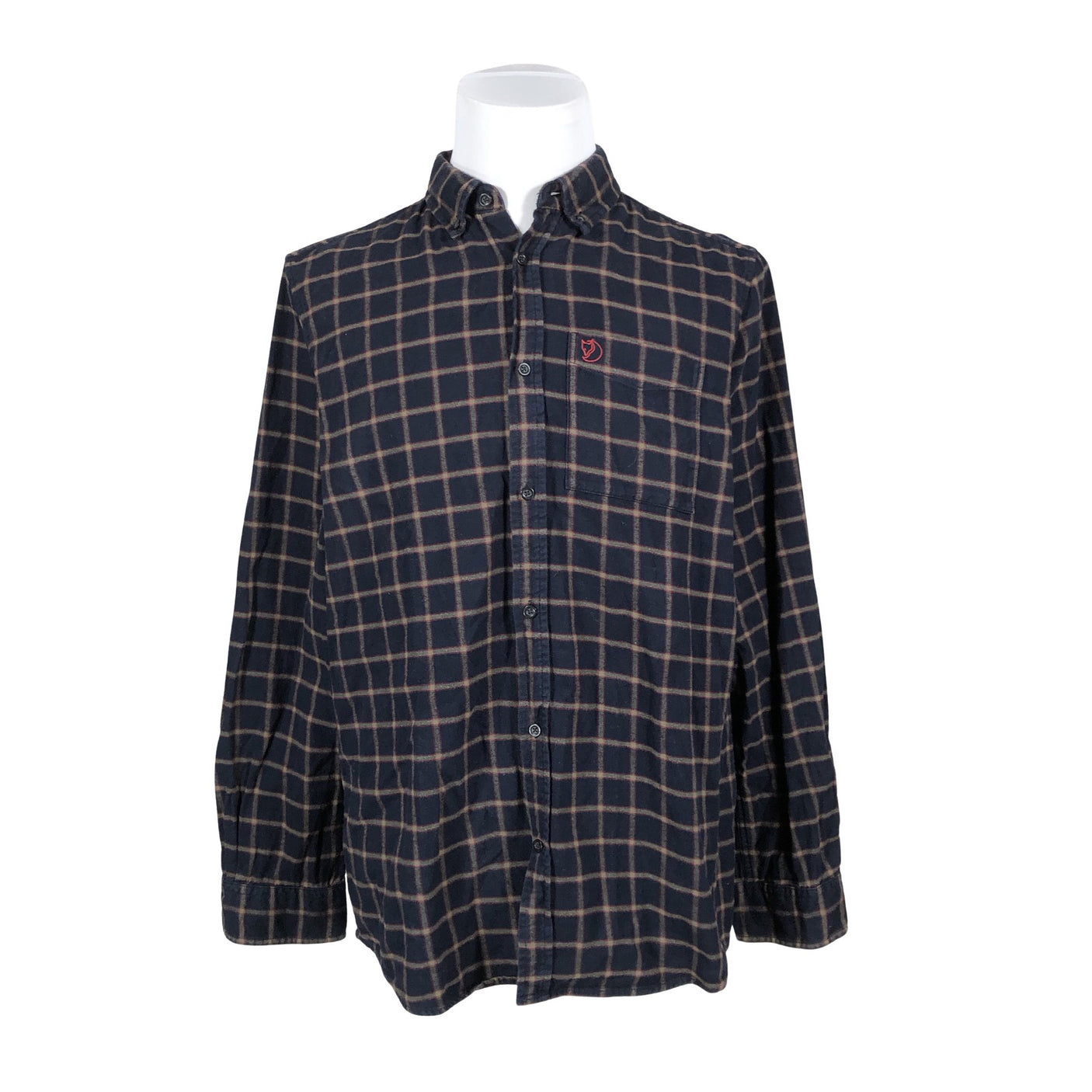 Miesten Fjällräven - Flanellipaita, koko XL - Sininen (1)