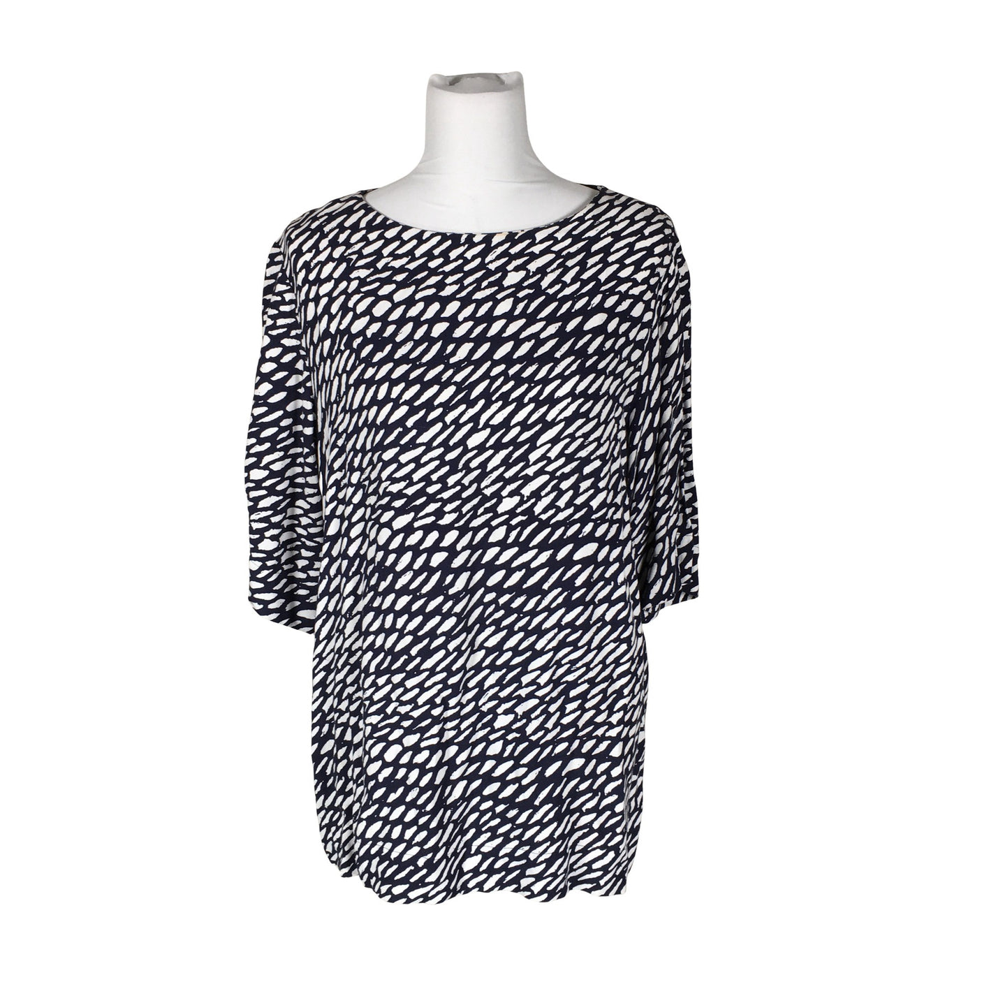 Naisten Marimekko - Sifonkitunika, koko 40 - Sininen (1)