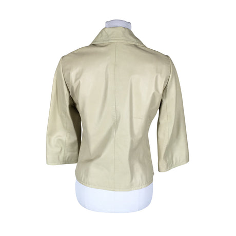 Naisten Taifun - Nahkatakki, koko 36 - Beige (2)