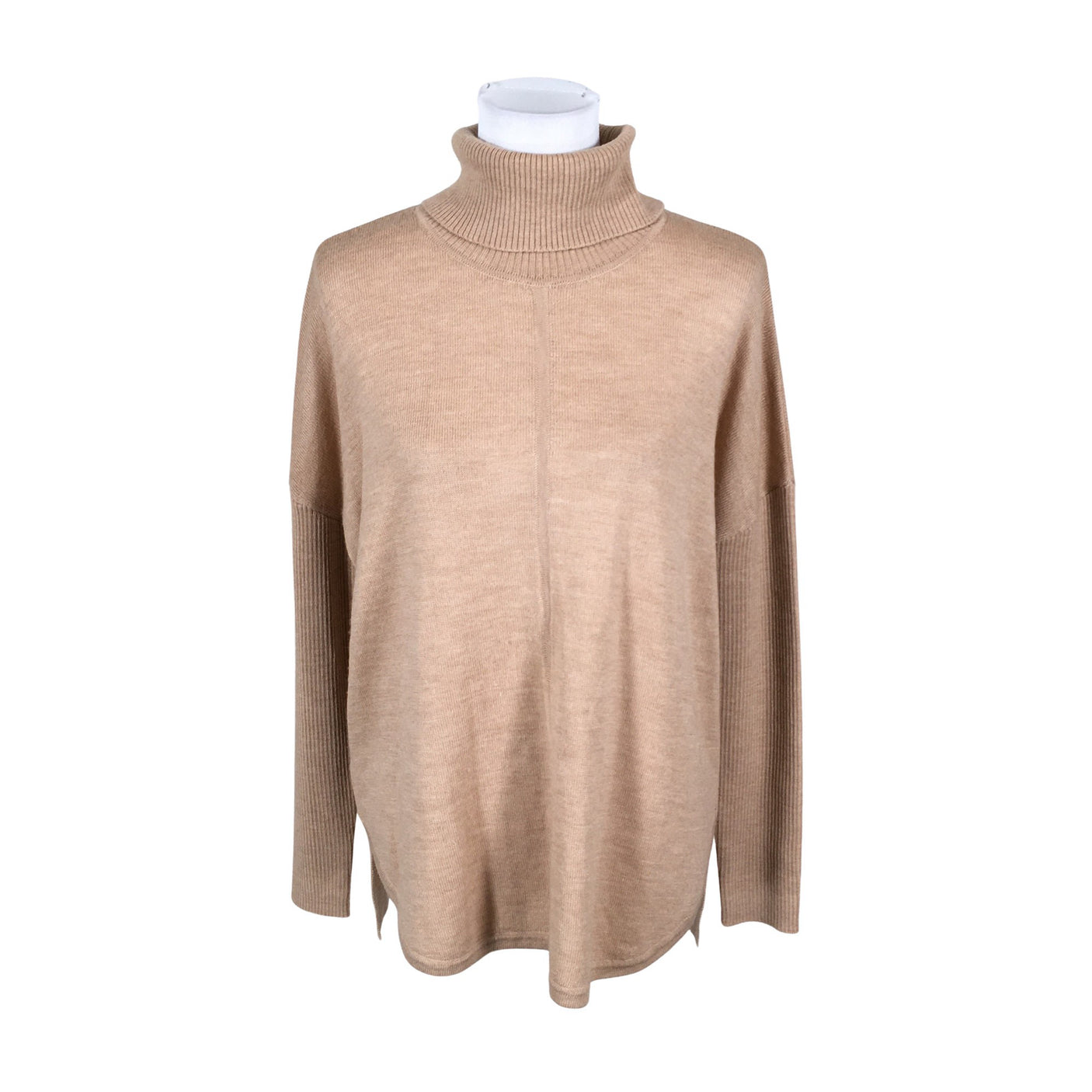 Naisten Claire.dk - Neulepaita, koko 38 - Beige (1)