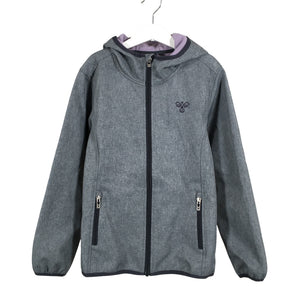 Tyttöjen Hummel - Softshell-takki, koko 134 - 140 - Harmaa (1)
