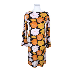 Naisten Marimekko - Trikoomekko, koko 36 - Ruskea (1)