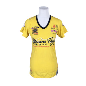 Naisten Geographical Norway - T-paita, koko 34 - Keltainen (1)