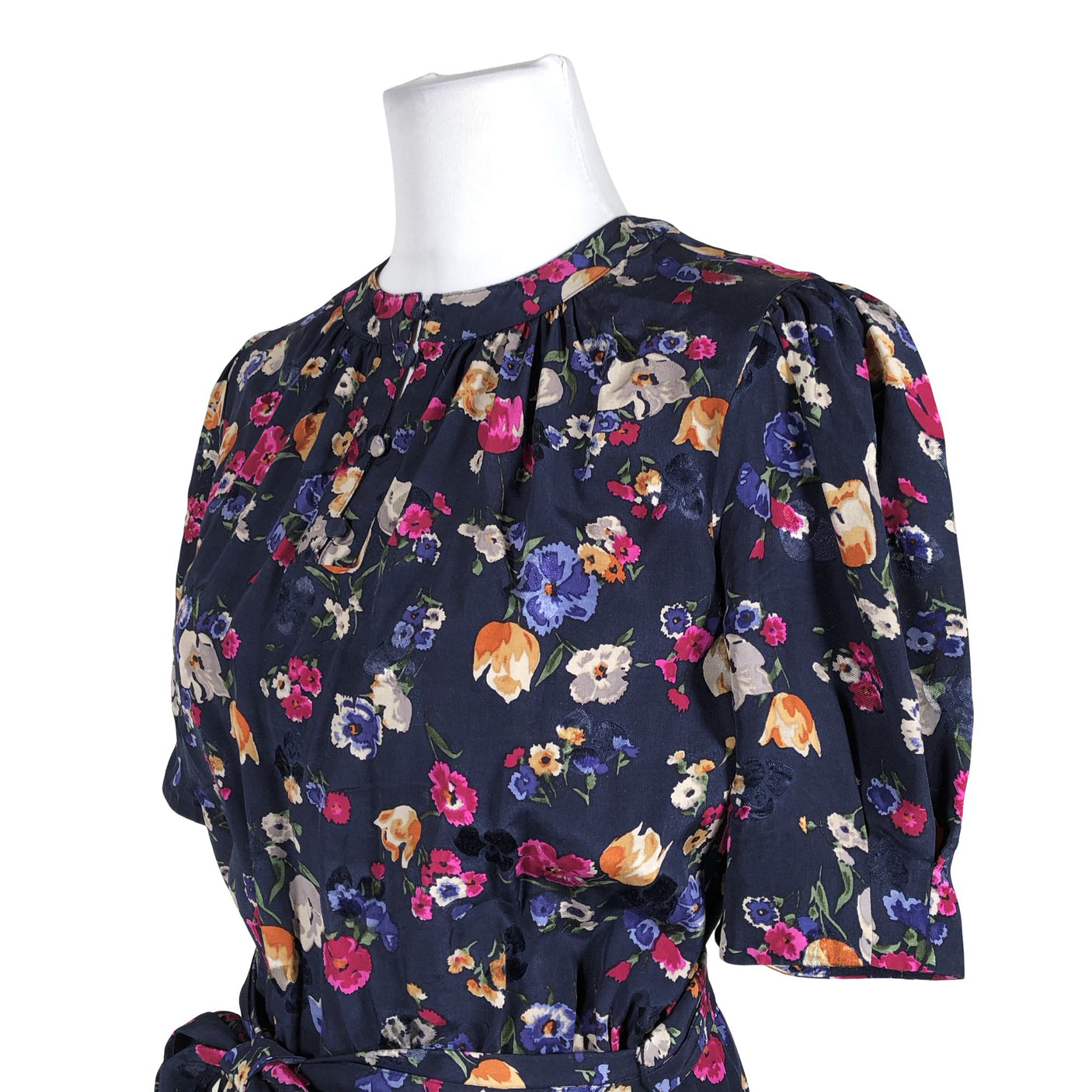 Naisten Lauren Ralph Lauren - Sifonkimekko, koko 36 - Sininen (2)