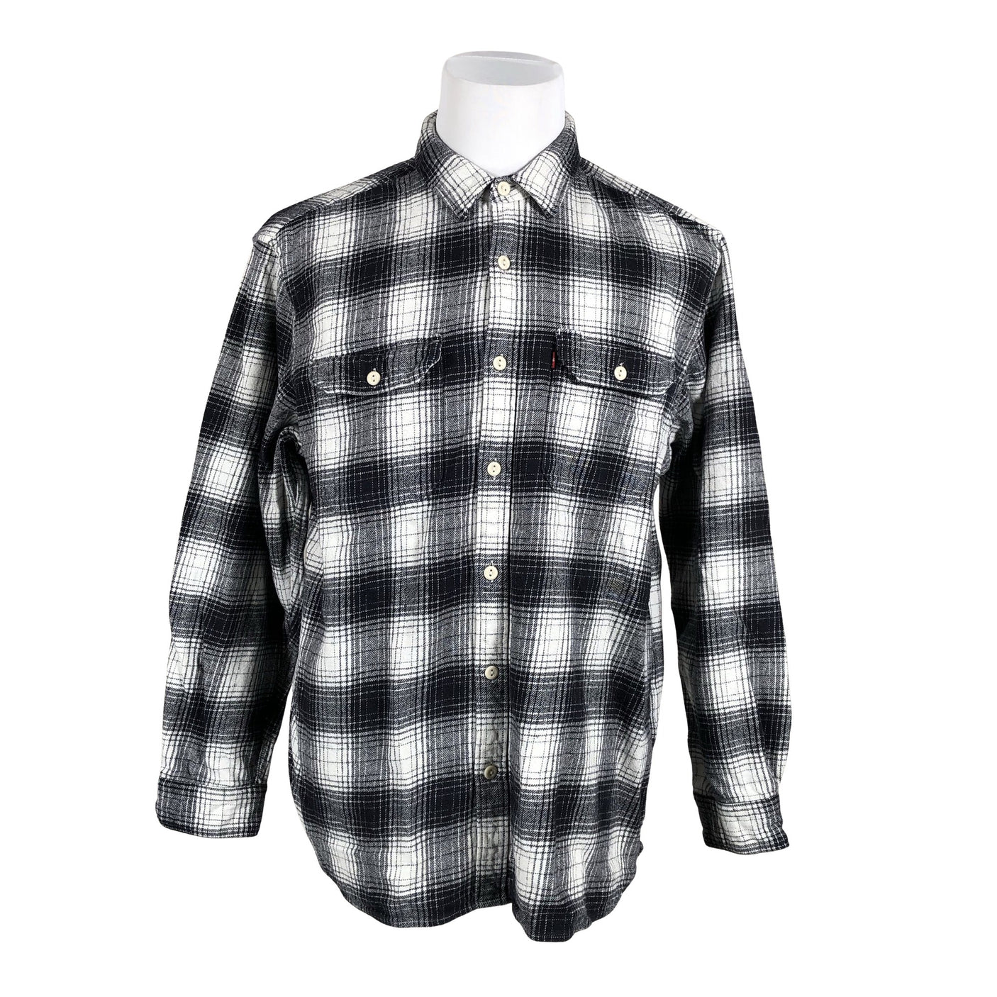 Miesten Levi's - Flanellipaita, koko L - Sininen (1)