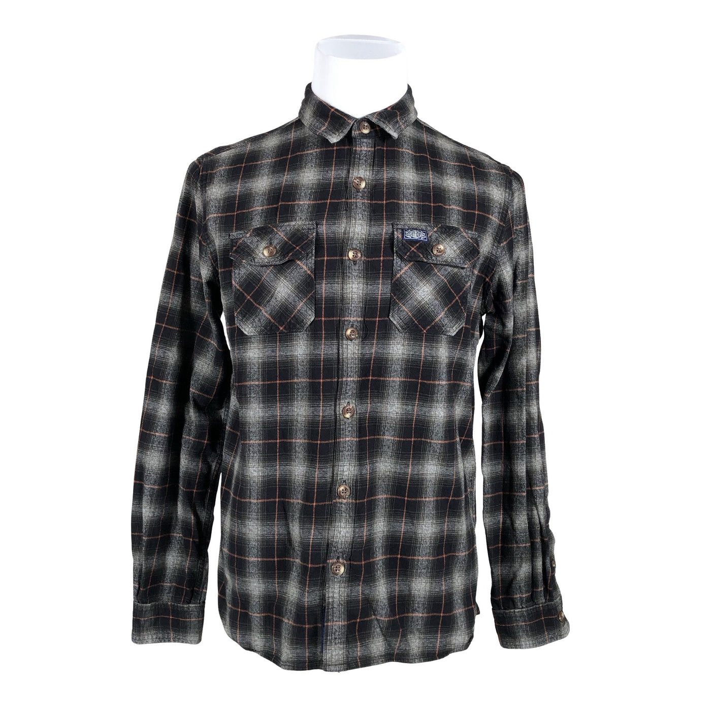 Miesten Superdry - Kauluspaita, koko M - Musta (1)