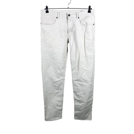 Miesten Cottonfield - Kangashousut, koko W34 - Luonnonvalkoinen ()