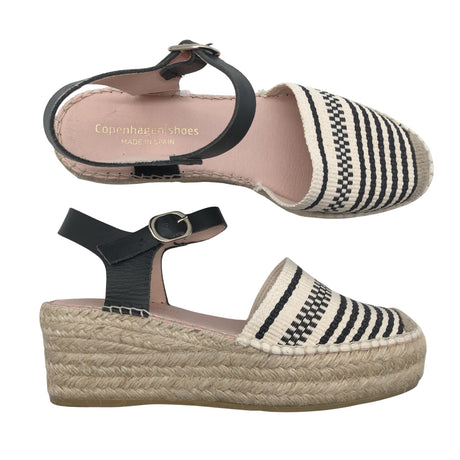 Naisten Copenhagen shoes - Kiilakorkosandaalit, koko 39 - Sininen ()