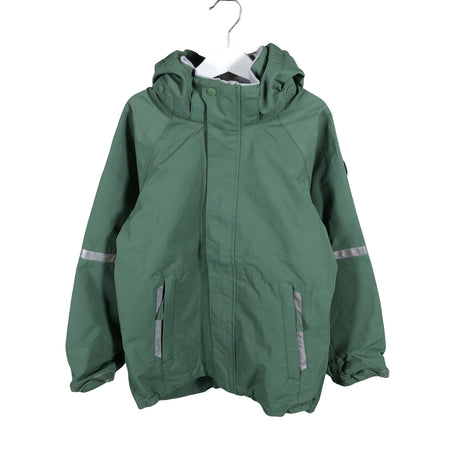 Unisex Polarn O. Pyret - Välikausitakki, koko 122 - 128 - Vihreä ()