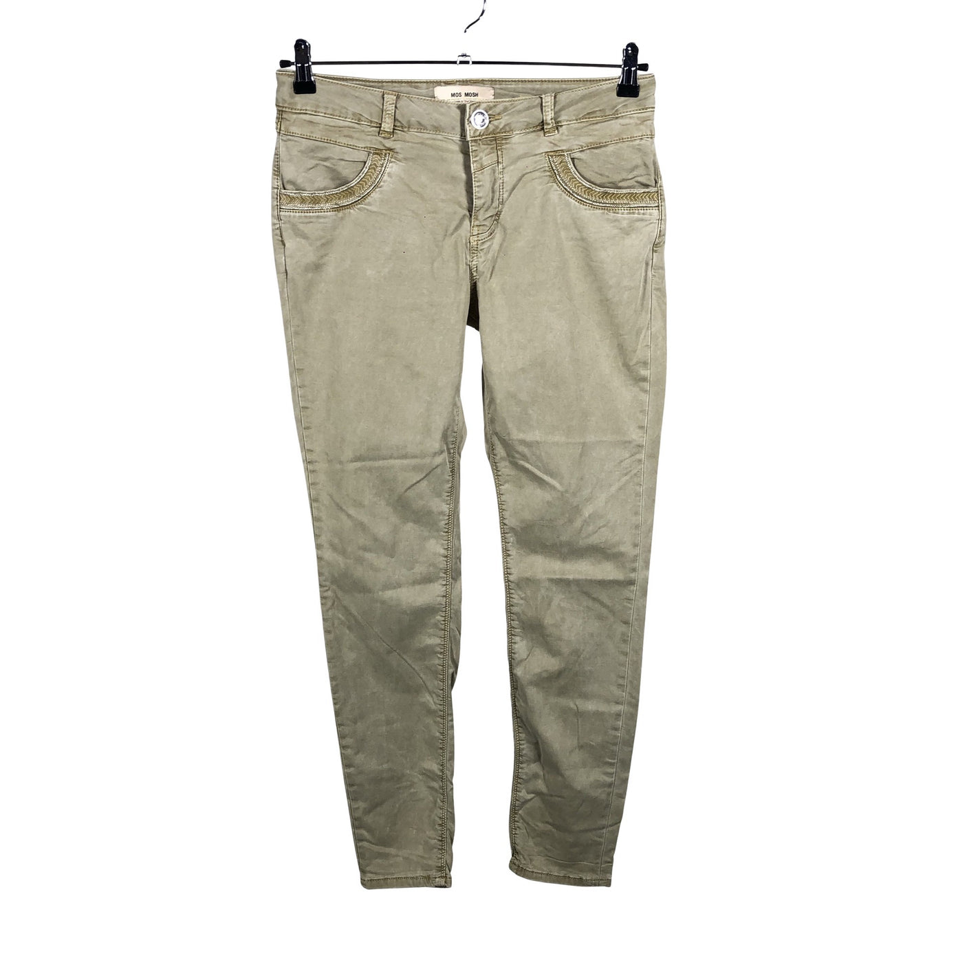 Naisten Mos Mosh - Farkut, koko W28 - Beige (1)