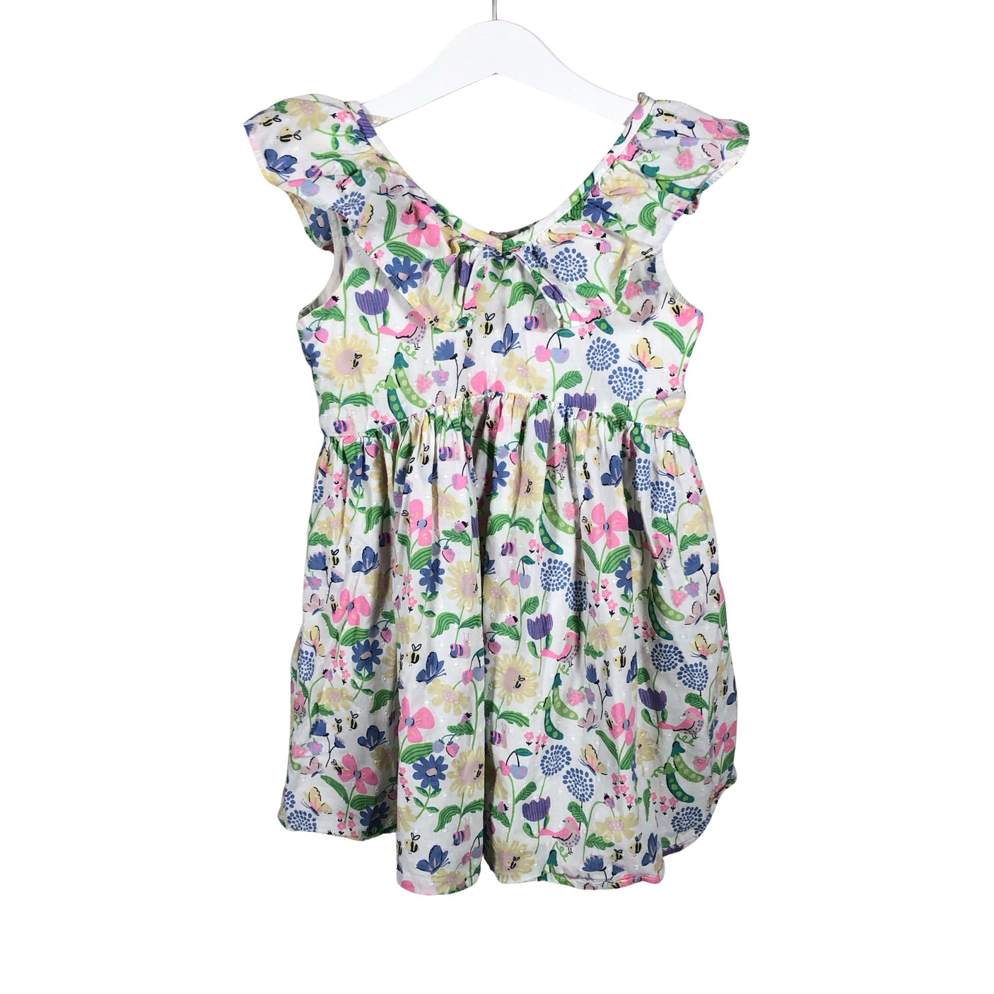 Tyttöjen Marks&Spencer - Kesämekko, koko 110 - 116 - Valkoinen (1)