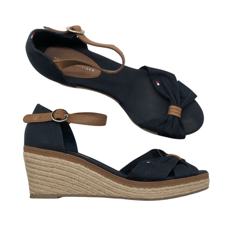 Naisten Tommy Hilfiger - Kiilakorkosandaalit, koko 40 - Sininen ()