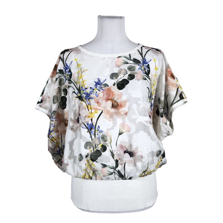 Naisten Ted Baker - Lyhythihainen pusero, koko 38 - Valkoinen ()