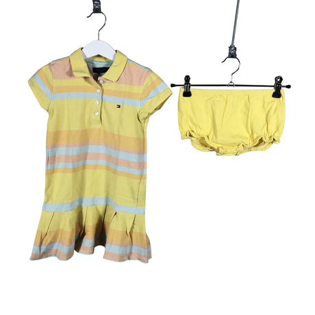 Tyttöjen Tommy Hilfiger - Pikeemekko, koko 98 - 104 - Keltainen ()