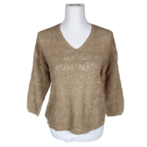 Naisten Noom - Neulepaita, koko 36 - Beige (1)