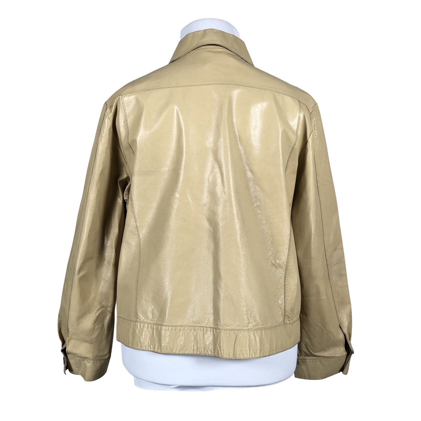 Naisten Marc O'Polo - Nahkatakki, koko 42 - Beige (2)