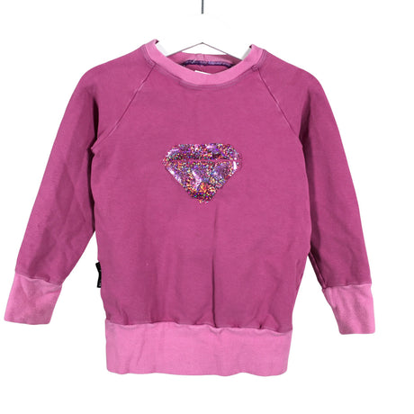 Tyttöjen Handmade - Collegepaita, koko 110 - 116 - Pinkki ()