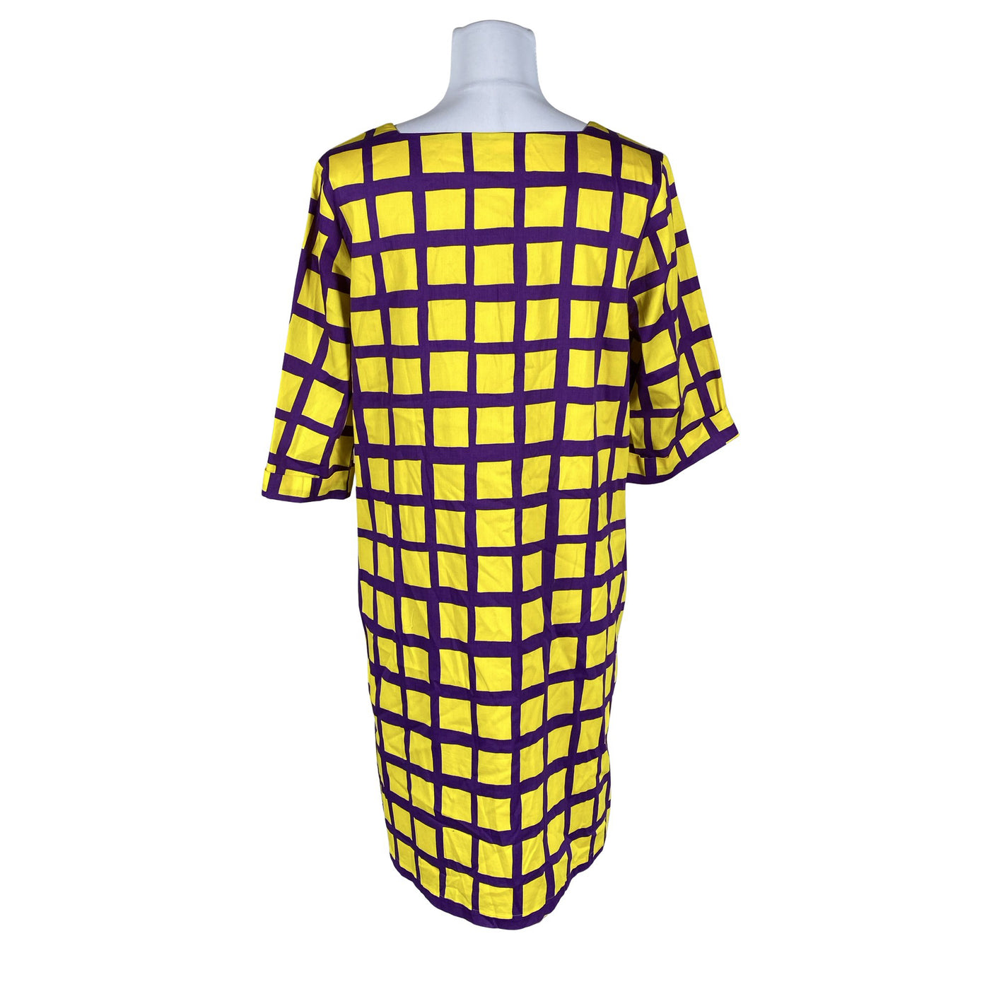 Naisten Marimekko - Sifonkimekko, koko 40 - Keltainen (2)