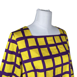 Naisten Marimekko - Sifonkimekko, koko 40 - Keltainen (3)