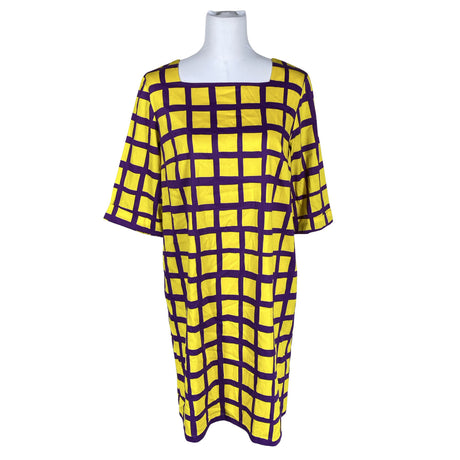Naisten Marimekko - Sifonkimekko, koko 40 - Keltainen ()