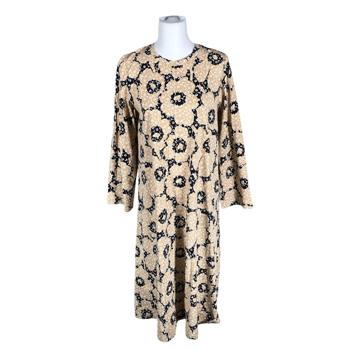 Naisten Marimekko - Trikoomekko, koko 38 - Beige (1)